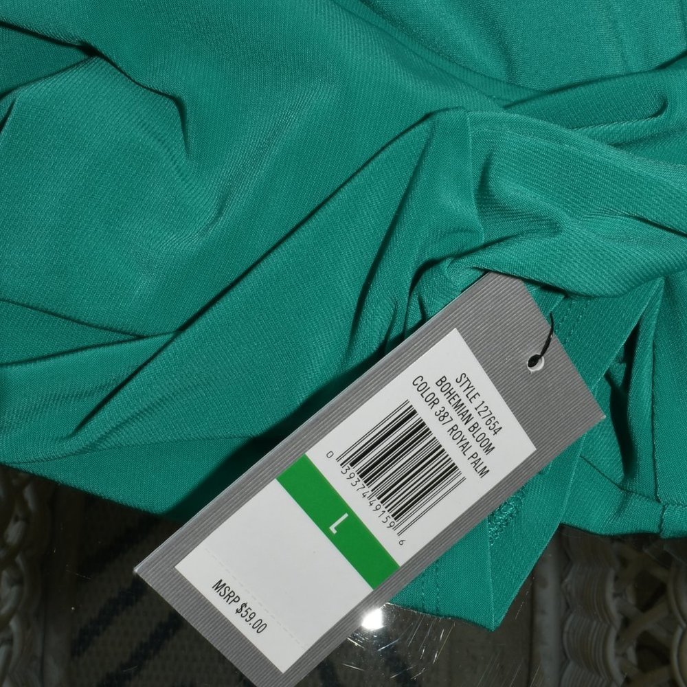 Chaus New York Green Top - Picture 6 of 6